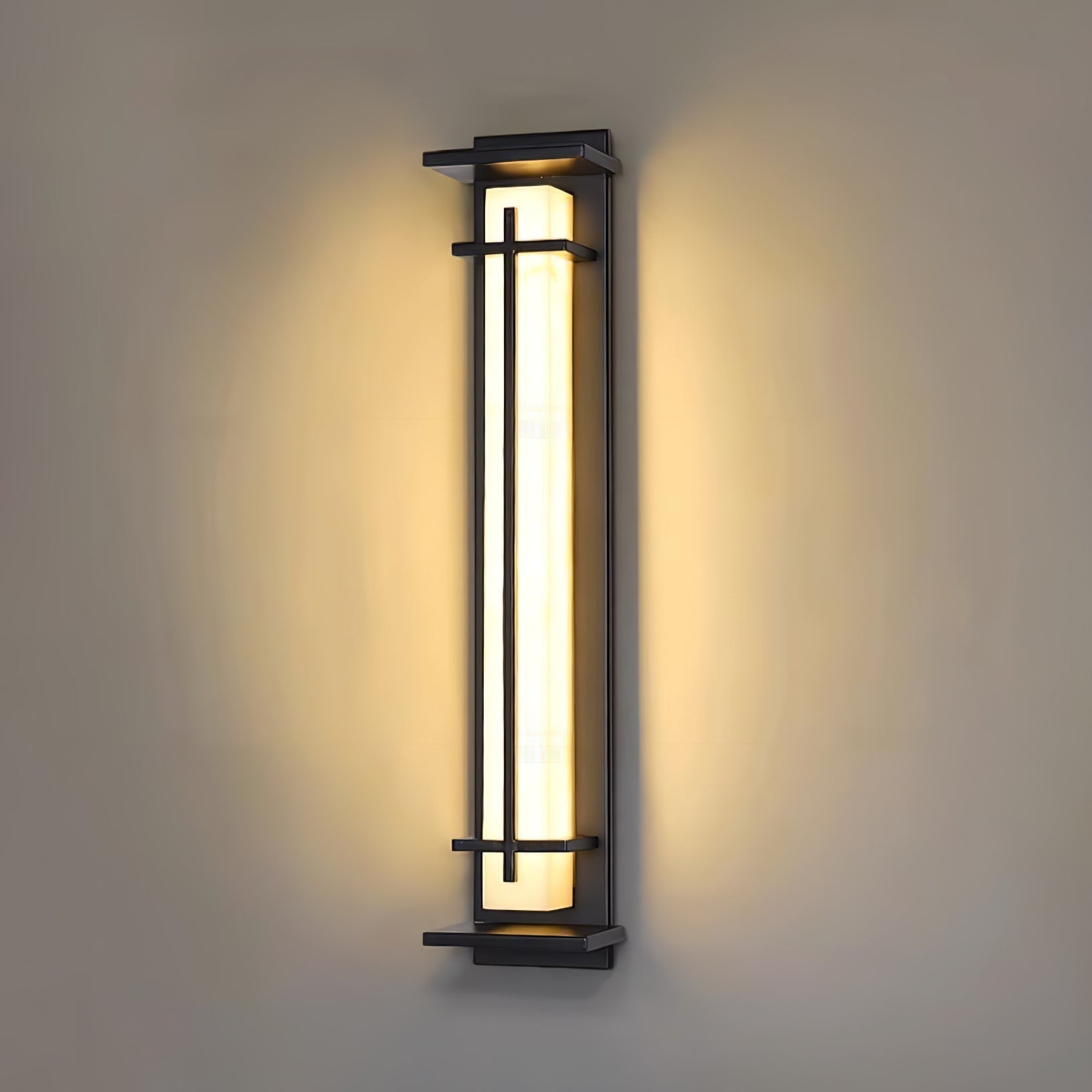 Luminara | Modern Waterproof Square Outdoor Wall Sconce Light