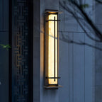 Luminara | Modern Waterproof Square Outdoor Wall Sconce Light