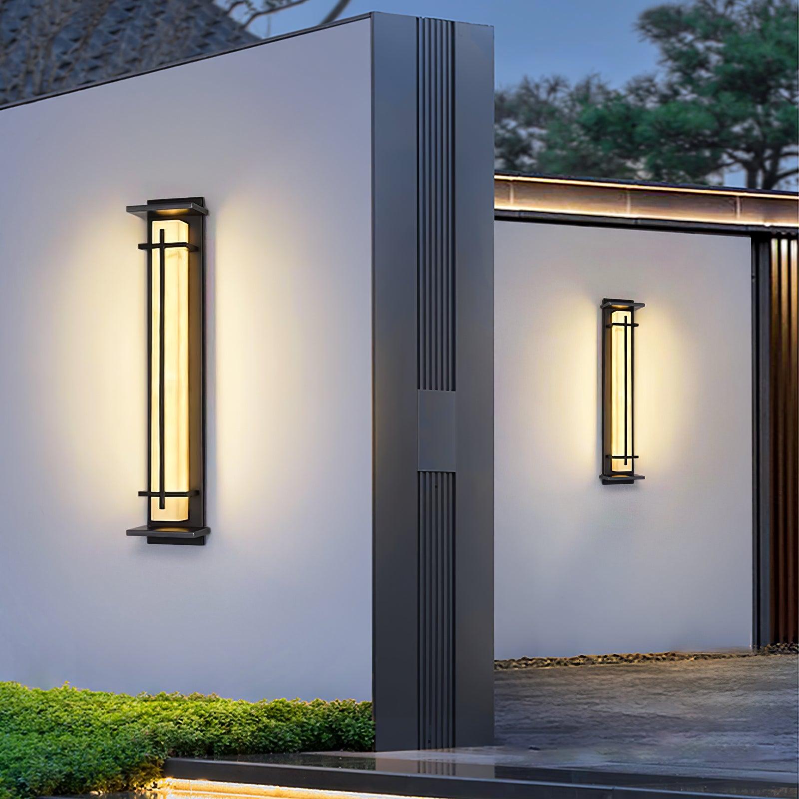 Luminara | Modern Waterproof Square Outdoor Wall Sconce Light