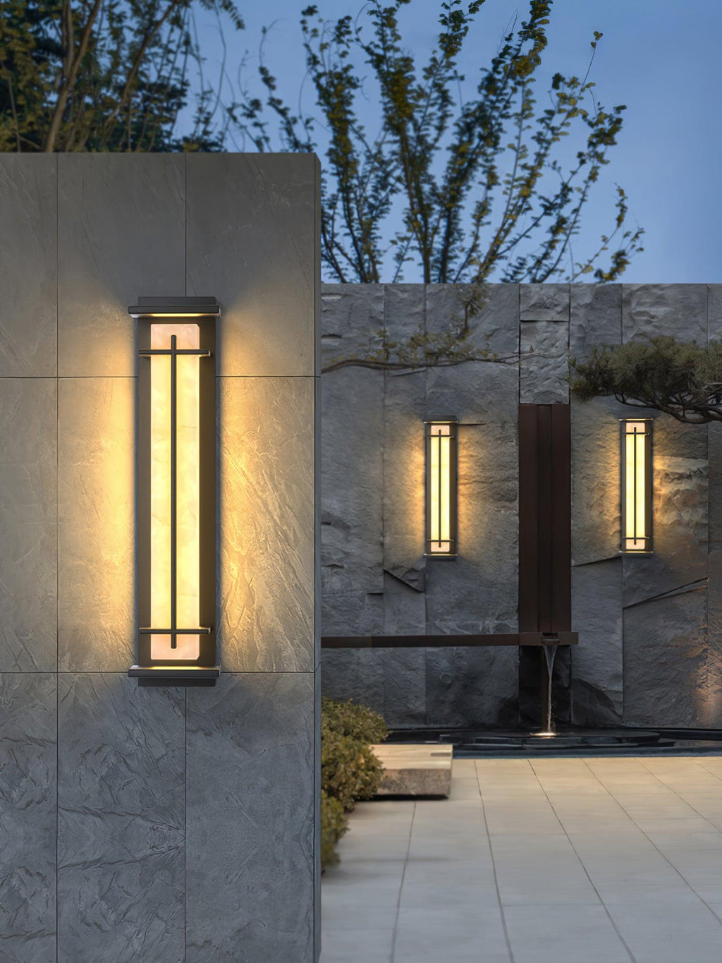 Luminara | Modern Waterproof Square Outdoor Wall Sconce Light