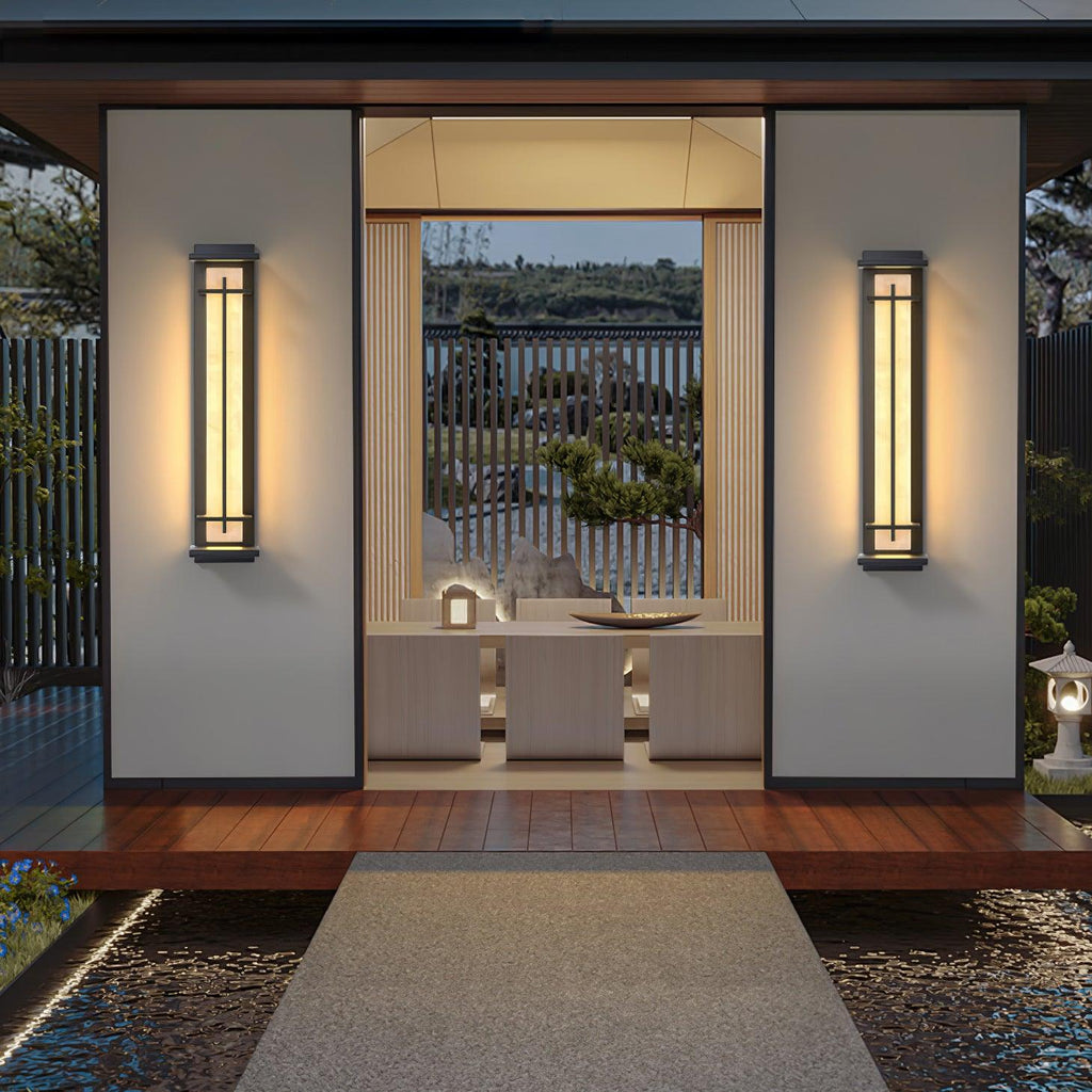 Luminara | Modern Waterproof Square Outdoor Wall Sconce Light