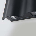 Luminara | Stylish Wavy Aluminum Outdoor Wall Light Sconce