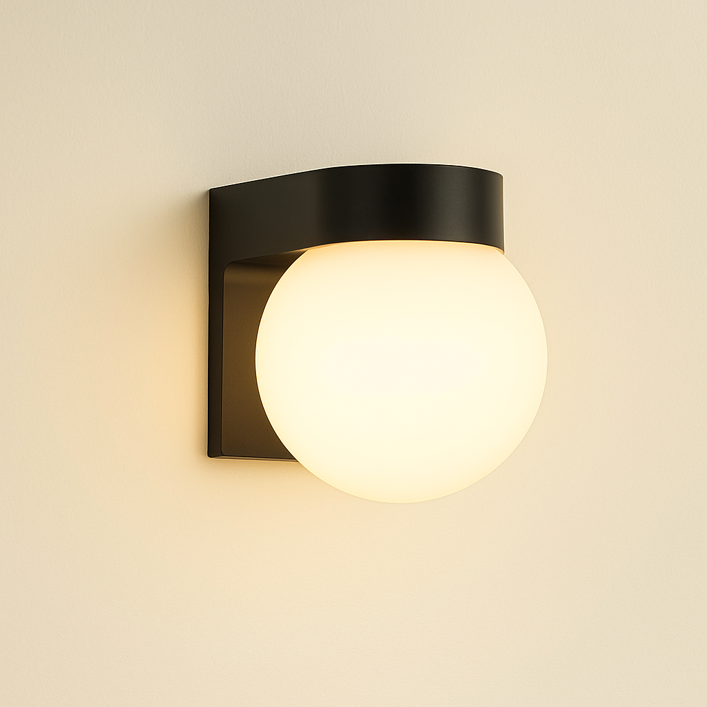 Lunara | Stylish Compact Modern Outdoor Wall Sconce Light Fixture