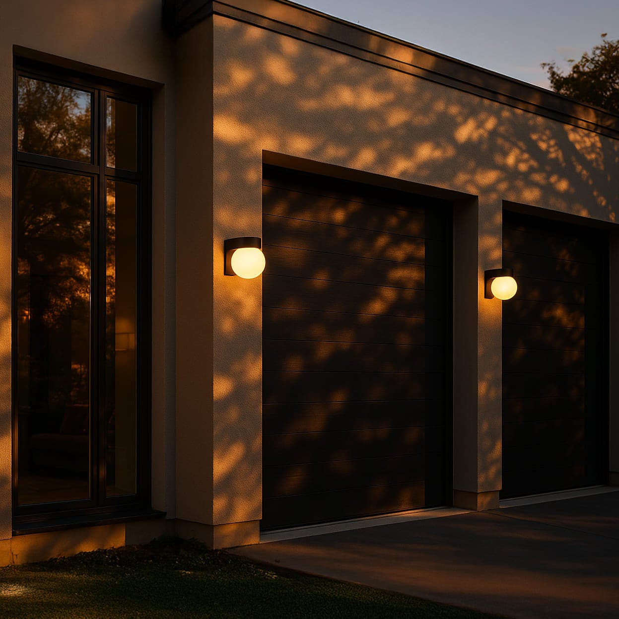 Lunara | Stylish Compact Modern Outdoor Wall Sconce Light Fixture