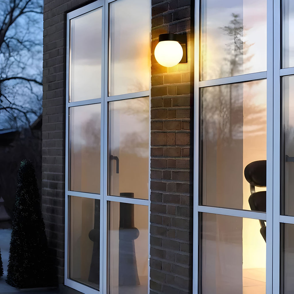 Lunara | Stylish Compact Modern Outdoor Wall Sconce Light Fixture