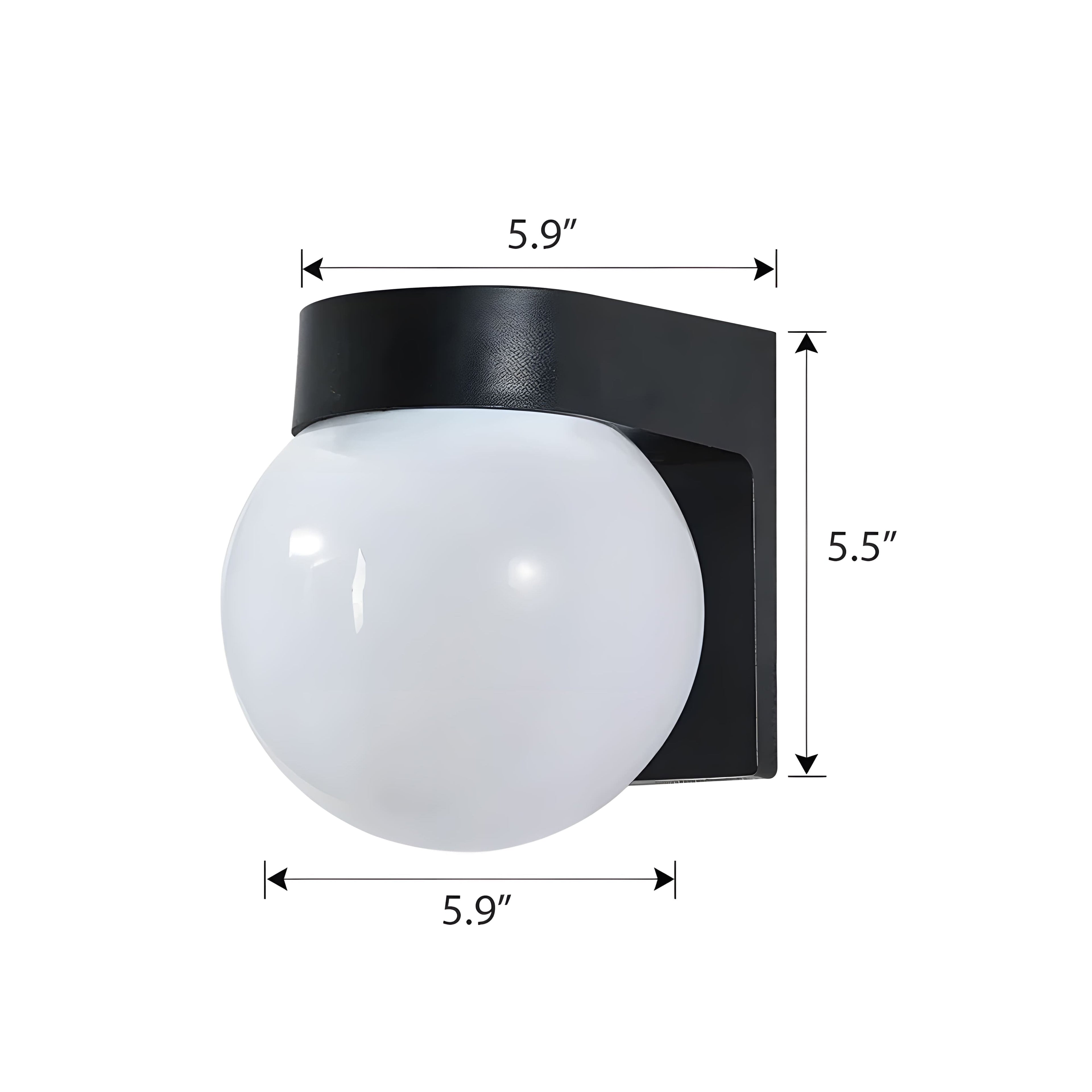 Lunara | Stylish Compact Modern Outdoor Wall Sconce Light Fixture