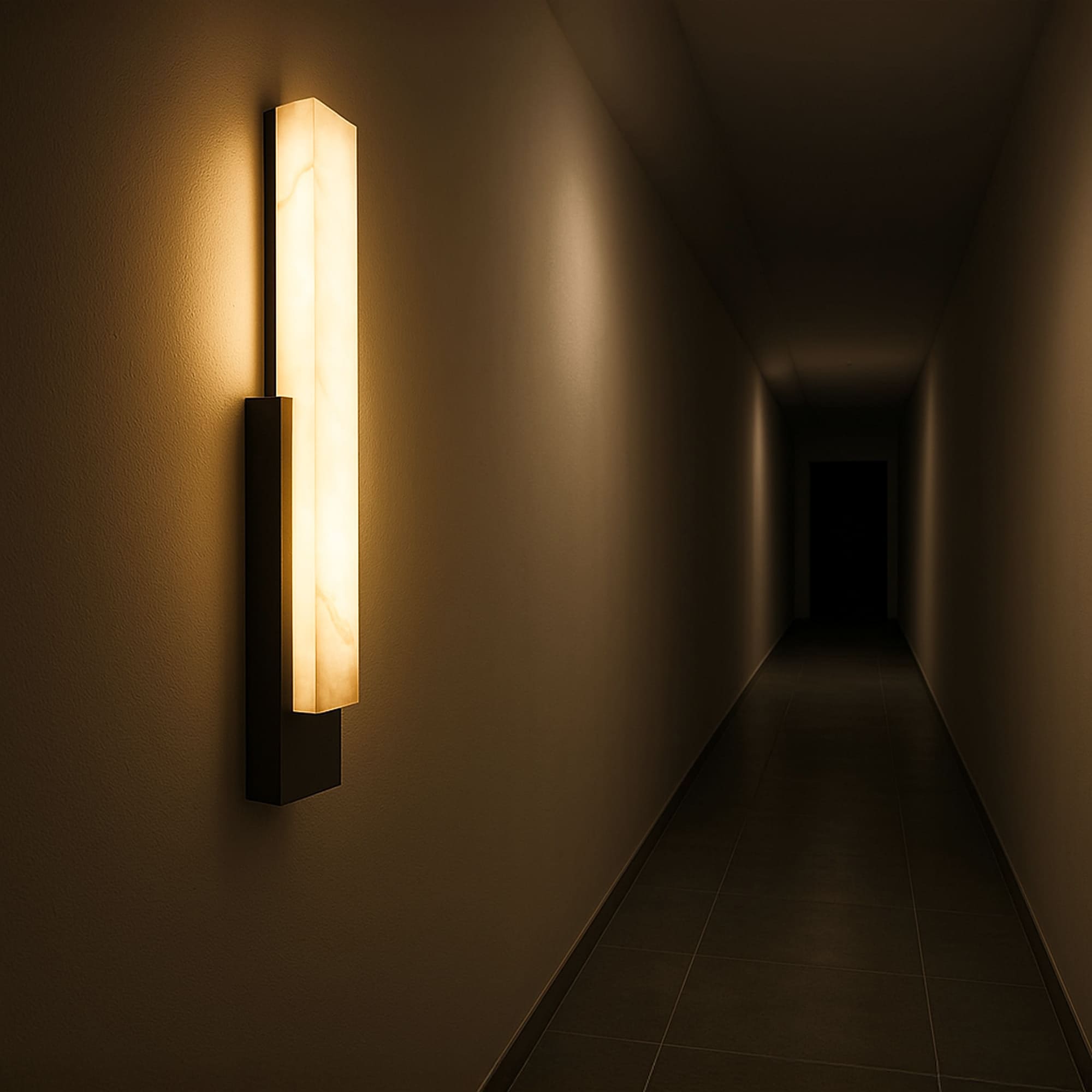 MarbleGlow | Elegant Weather-Resistant Outdoor Wall Lantern Light