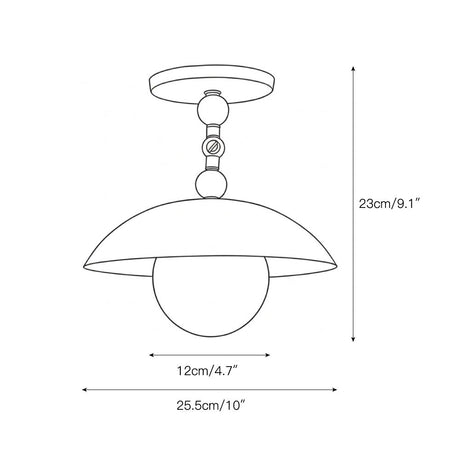 Marie ceiling light
