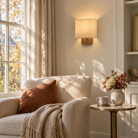 Maris sconce in a reading corner