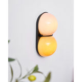 Matteo twin-globe wall sconce — supplier photo
