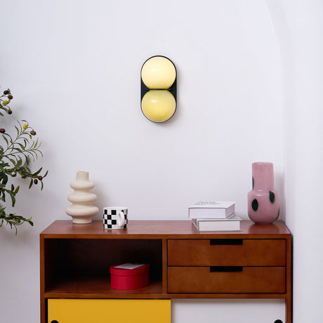 Matteo twin-globe wall sconce — supplier photo