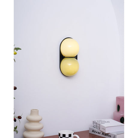 Matteo twin-globe wall sconce — supplier photo