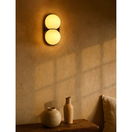Matteo twin-globe wall sconce — supplier photo