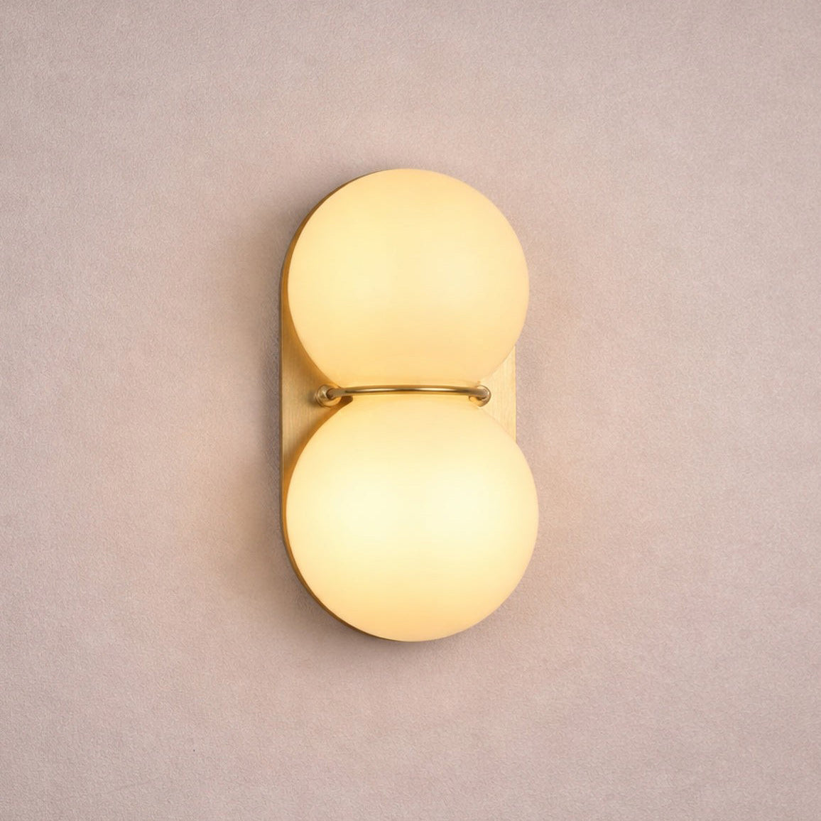 Matteo twin-globe wall sconce — supplier photo
