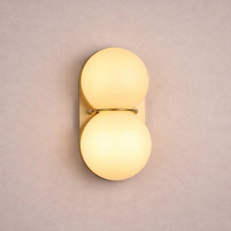 Matteo twin-globe wall sconce — supplier photo