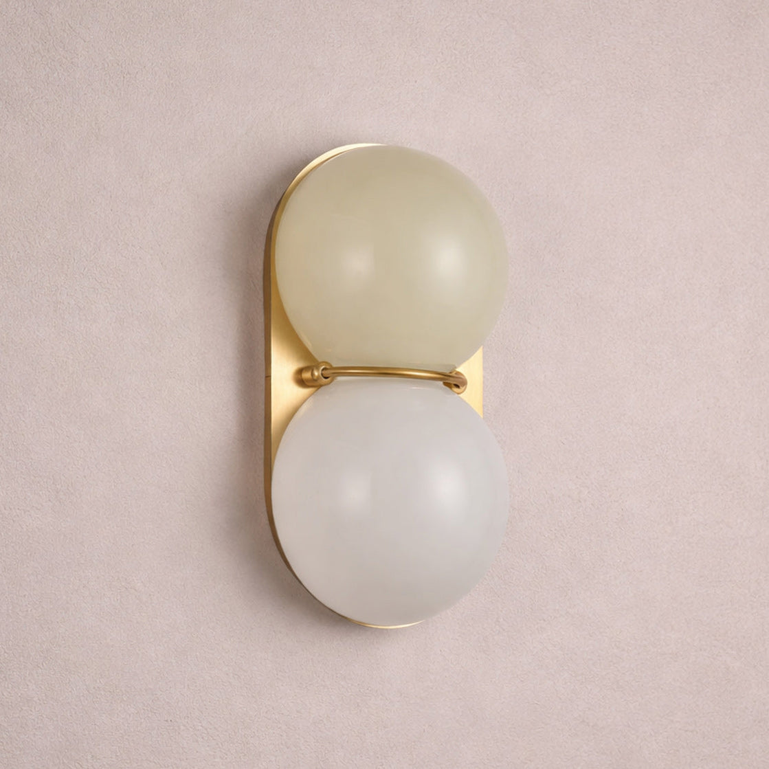 Matteo twin-globe wall sconce — supplier photo