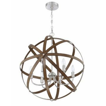 Ines orb pendant, close studio view — studio white