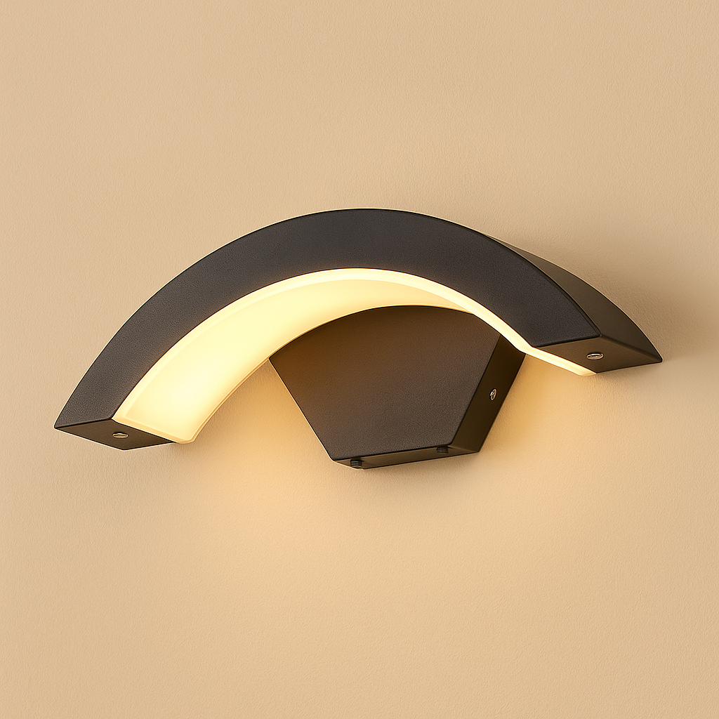 MeadowGlow | Stylish Motion Sensor Solar Outdoor Wall Light