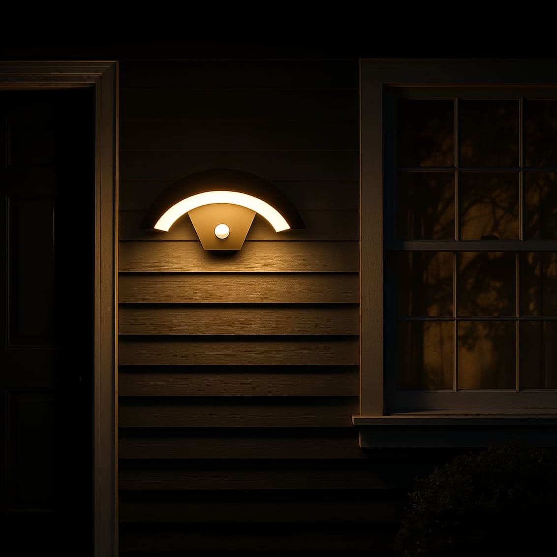 MeadowGlow | Stylish Motion Sensor Solar Outdoor Wall Light