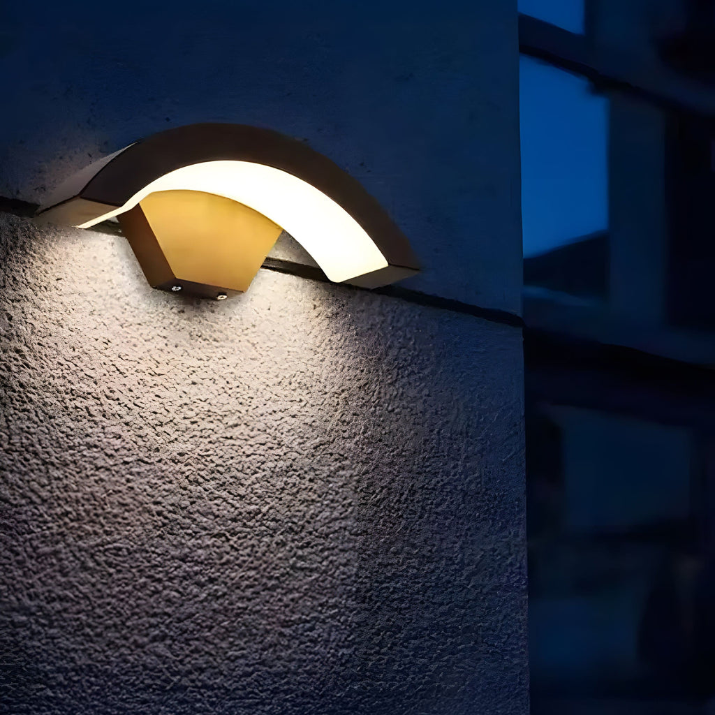 MeadowGlow | Stylish Motion Sensor Solar Outdoor Wall Light