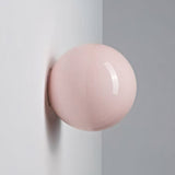 Oria pastel glass wall sconce in pink