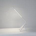 Minimalist Three-Legged Table Lamp with 360° Rotation & Eye-Care LED | Modern Bedside Lamp for Comfortable Reading