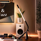 Minimalist Three-Legged Table Lamp with 360° Rotation & Eye-Care LED | Modern Bedside Lamp for Comfortable Reading