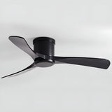 Modern 3-Blade Wood Ceiling Fan with 6-Speed DC Motor