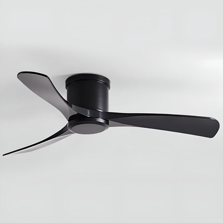 Modern 3-Blade Wood Ceiling Fan with 6-Speed DC Motor