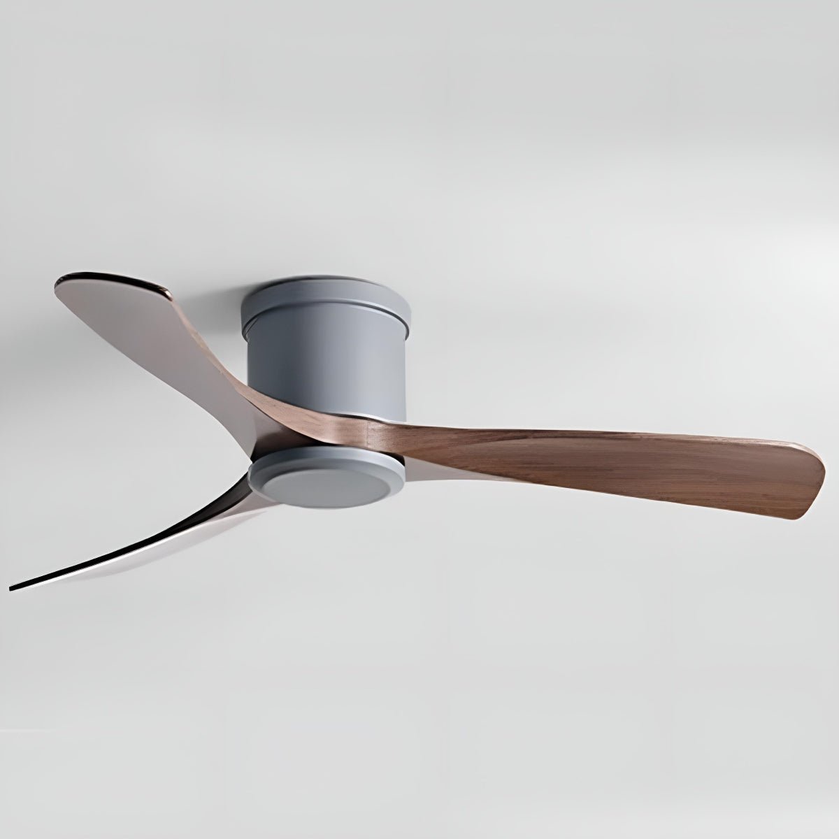 Modern 3-Blade Wood Ceiling Fan with 6-Speed DC Motor