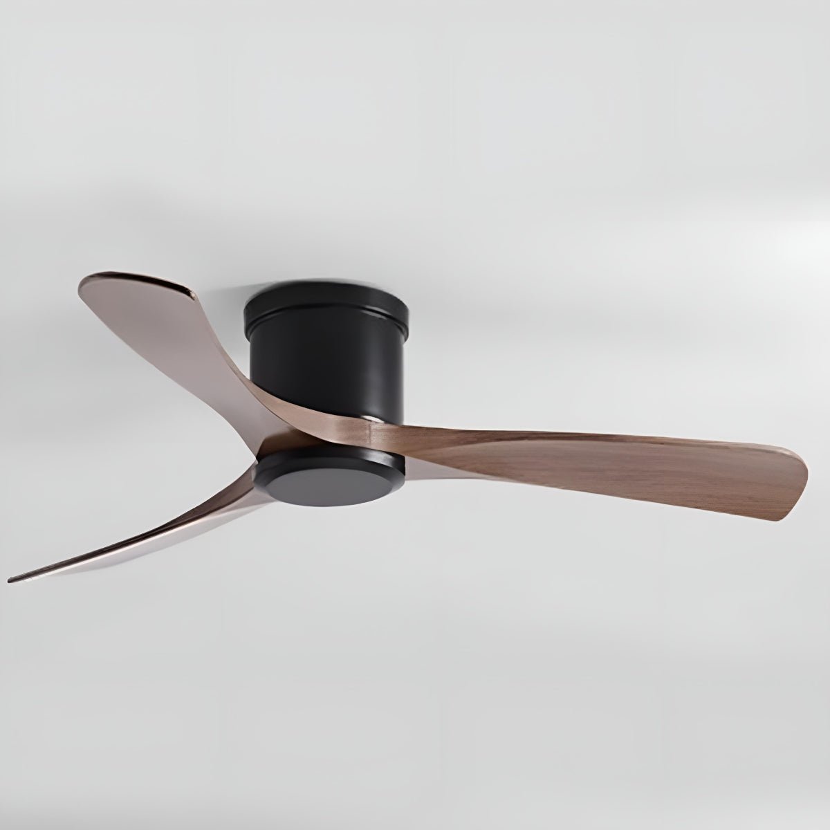 Modern 3-Blade Wood Ceiling Fan with 6-Speed DC Motor