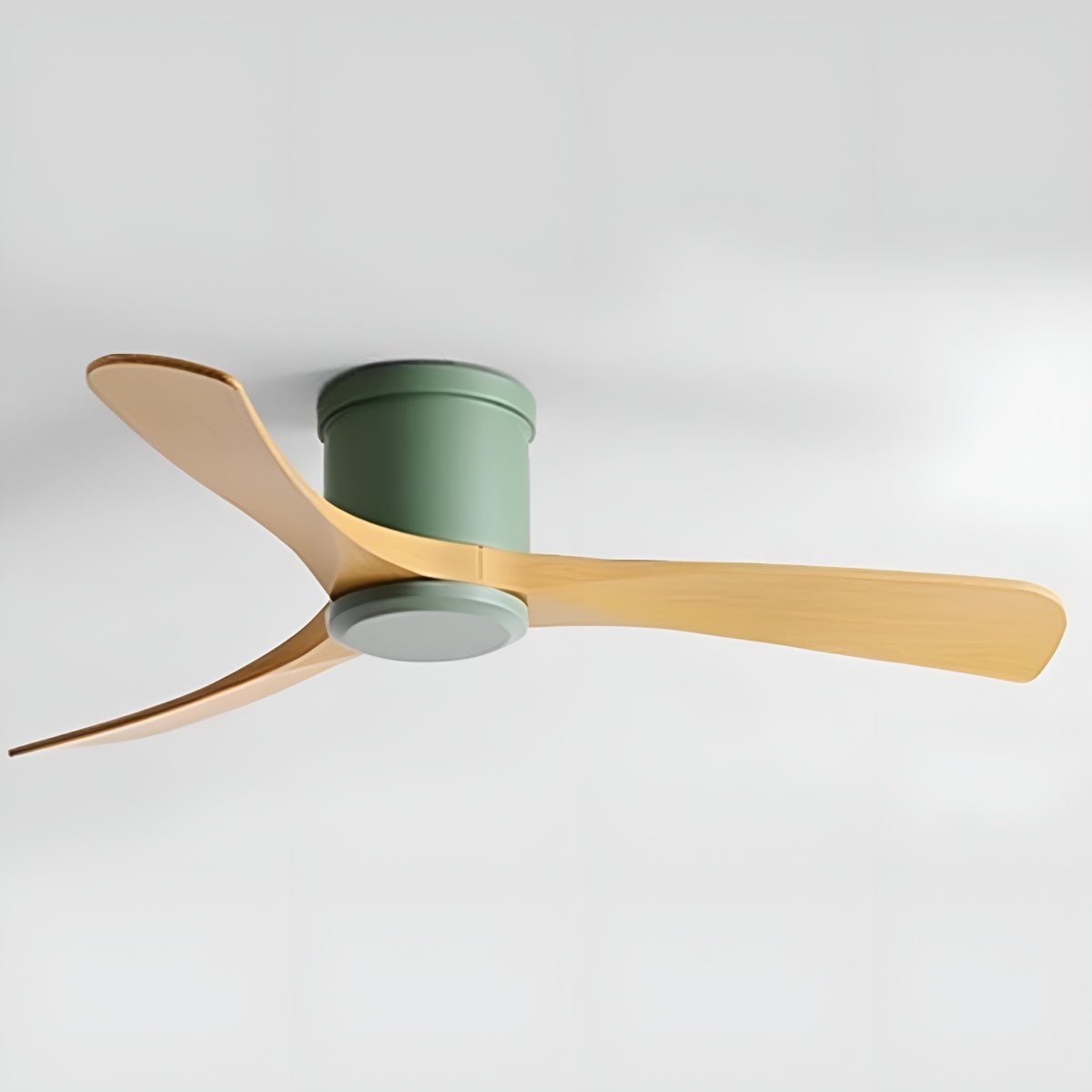 Modern 3-Blade Wood Ceiling Fan with 6-Speed DC Motor