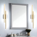 Modern Asymmetric Vanity Light Bar with Adjustable Color Temperature | Stylish Iron Bathroom Lighting for Flexible Illumination