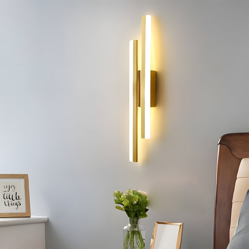 Modern Asymmetric Vanity Light Bar with Adjustable Color Temperature | Stylish Iron Bathroom Lighting for Flexible Illumination