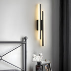 Modern Asymmetric Vanity Light Bar with Adjustable Color Temperature | Stylish Iron Bathroom Lighting for Flexible Illumination