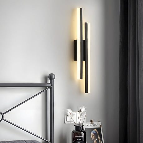 Asymmetrische Spiegelleuchte, Lichtfarbe einstellbar