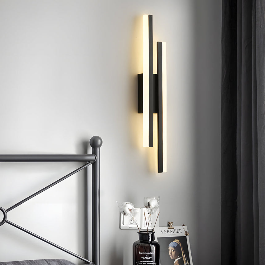 Asymmetrische Spiegelleuchte, Lichtfarbe einstellbar