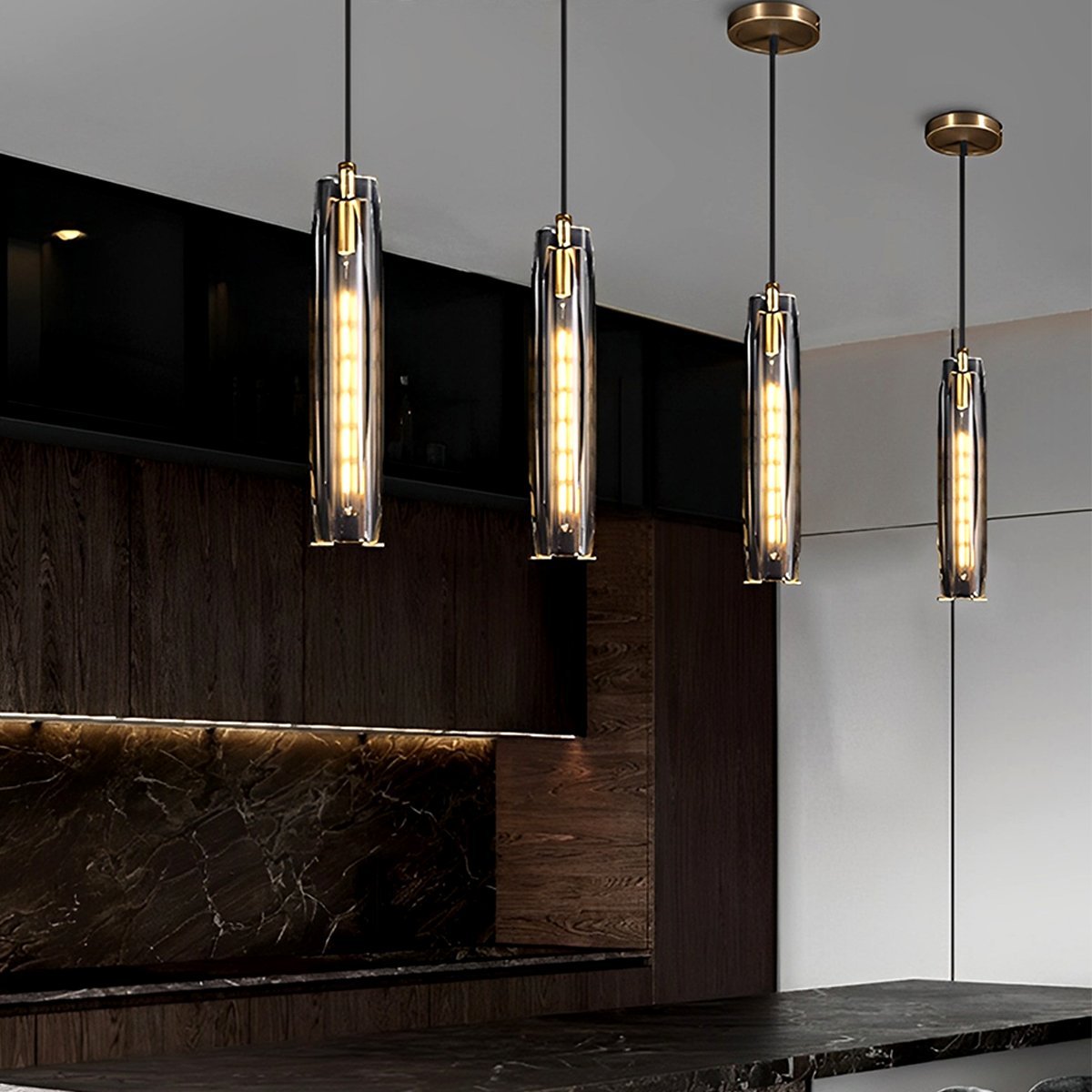 Modern Camellia Crystal Pendant Light