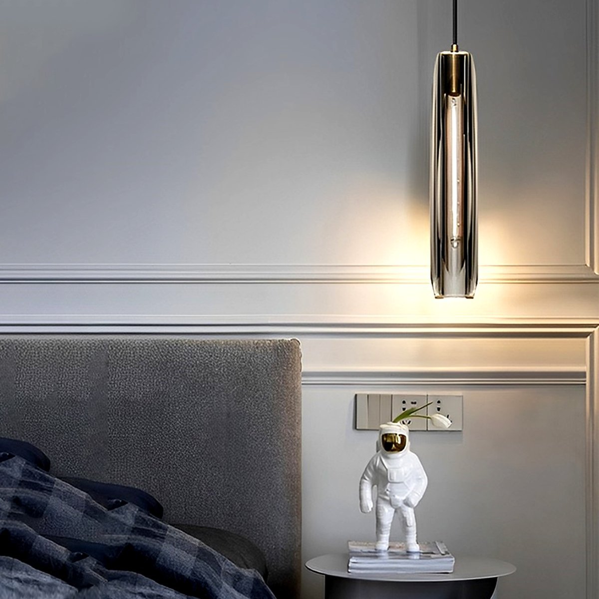 Modern Camellia Crystal Pendant Light