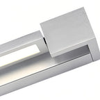 Modern Chrome Vanity Light | 360° Rotatable Head with Acrylic Shade for Perfect Bathroom Lighting