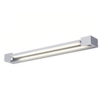 Modern Chrome Vanity Light | 360° Rotatable Head with Acrylic Shade for Perfect Bathroom Lighting