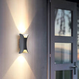 Gebogene LED-Wandleuchte mit Up-&-Down-Licht, IP54