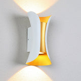 Gebogene LED-Wandleuchte mit Up-&-Down-Licht, IP54