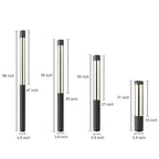 Modern LED Bollard Lights | Cylindrical Design with Waterproof Protection | Exterior Illumination for Elegant Outdoor Spaces