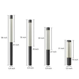 Modern LED Bollard Lights | Cylindrical Design with Waterproof Protection | Exterior Illumination for Elegant Outdoor Spaces