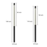 Modern LED Bollard Lights | Cylindrical Design with Waterproof Protection | Exterior Illumination for Elegant Outdoor Spaces