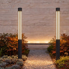Modern LED Bollard Lights | Cylindrical Outdoor Design with Waterproof Rating | Ideal for Elegant Pathway Illumination