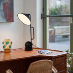 Modern LED Desk Lamp | Adjustable Black Table Lamp with Dimmable Light | Stylish Design for Home Office
