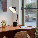 Modern LED Desk Lamp | Adjustable Black Table Lamp with Dimmable Light | Stylish Design for Home Office