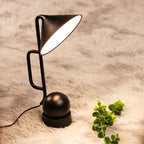 Modern LED Desk Lamp | Adjustable Black Table Lamp with Dimmable Light | Stylish Design for Home Office